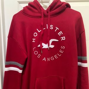 Hollister red hoodie